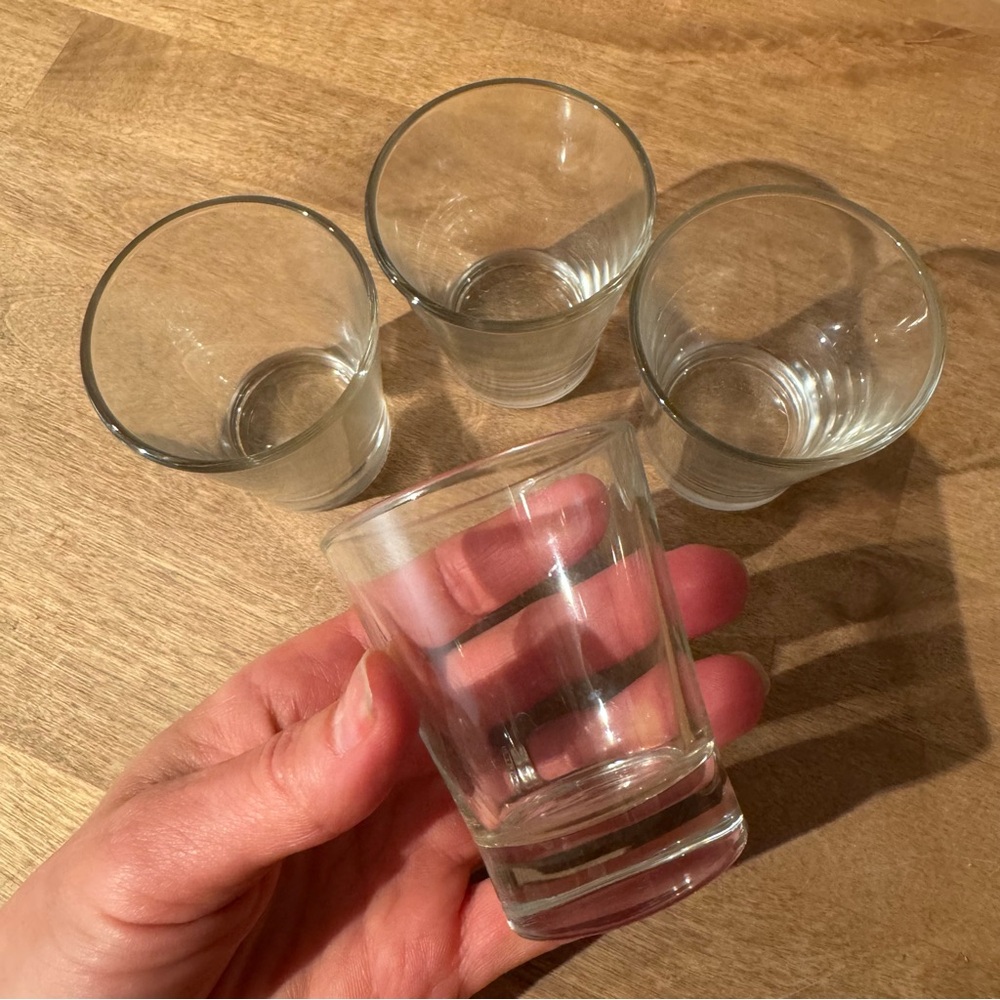Set of 4- 3 OZ Espresso Shot Glasses